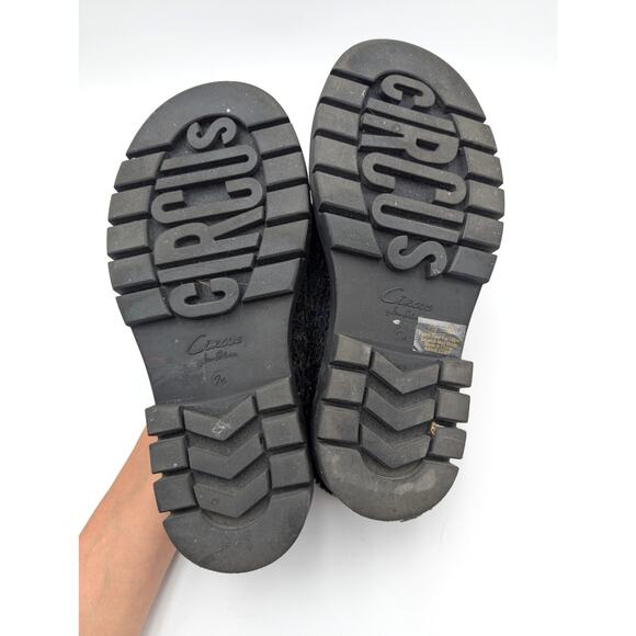 Circus NY Annie Faux Shearling Lined Clog Women's Black Size US7.5M EU38 - Picture 8 of 11